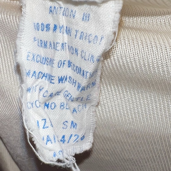 Antron Nylon Slip Skirt 80s Vintage Size Small/Medium - Picture 4 of 5